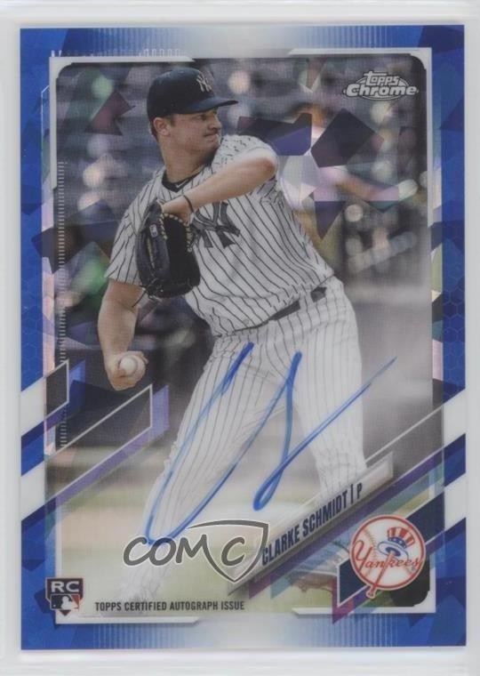 2021 Topps Chrome Sapphire Edition Rookie Auto Clarke Schmidt #RA-CS Auto 0m4q