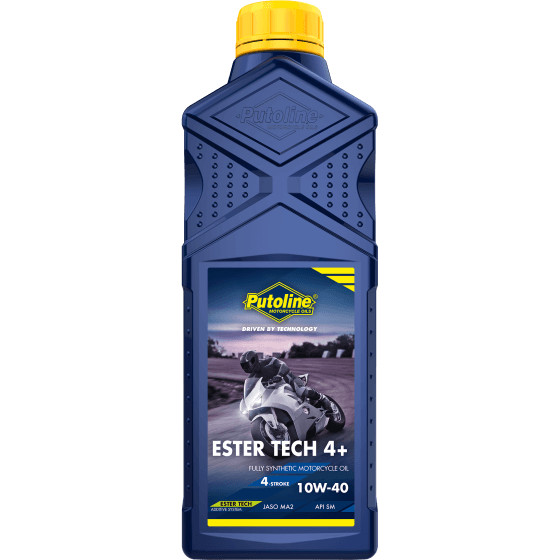 Huile 10W40 4T Putoline synthèse pour entretien et vidange moto 1L