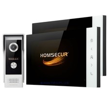 HOMSECUR 7'' Wired Video Doorbell with Auto Recording, Mute Mode & FHD IR Camera
