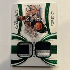 2024-25 Flawless Kyrie Irving Dual Patches Emerald /3 Mavericks Game Worn