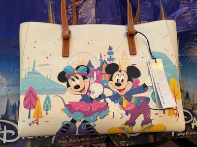 Disneyland 70th Anniversary Dooney & Bourke Tote Bag Mickey Minnie