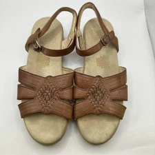 SAS Women's Antique Tan Huarache Leather Sandals Tripad Comfort US 8.5