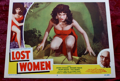 ON THE MESA OF LOST WOMEN/ Zarpa 1952 Jackie Coogan best CARD sci-fi spider RARE