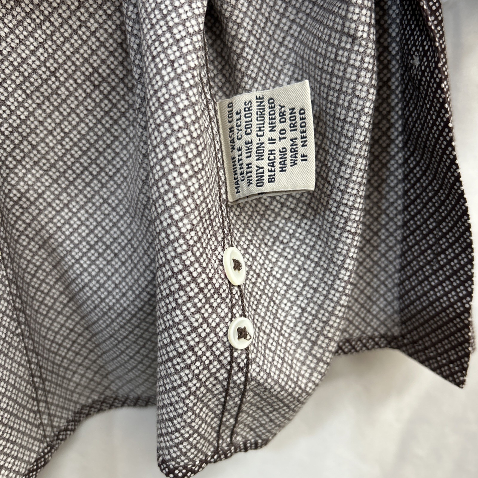 Faconnable Women’s  Brown Dot Pattern 100% Cotton… - image 6