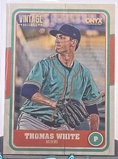 2025 Onyx Vintage Rookie Thomas White #OVTHWH Miami Marlins