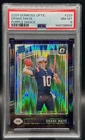 2024 Donruss Optic Drake Maye Purple Shock PSA 8 Rated Rookie