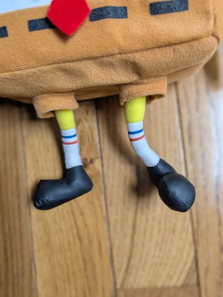 Vintage Spongebob Squarepants Nickelodeon Viacom 2000 Plush Doll Removable Pants - Image 4 of 4