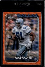 (7316) Ken Norton Jr. #/25 2024 Topps Chrome Orange Wave Refractor Cowboys