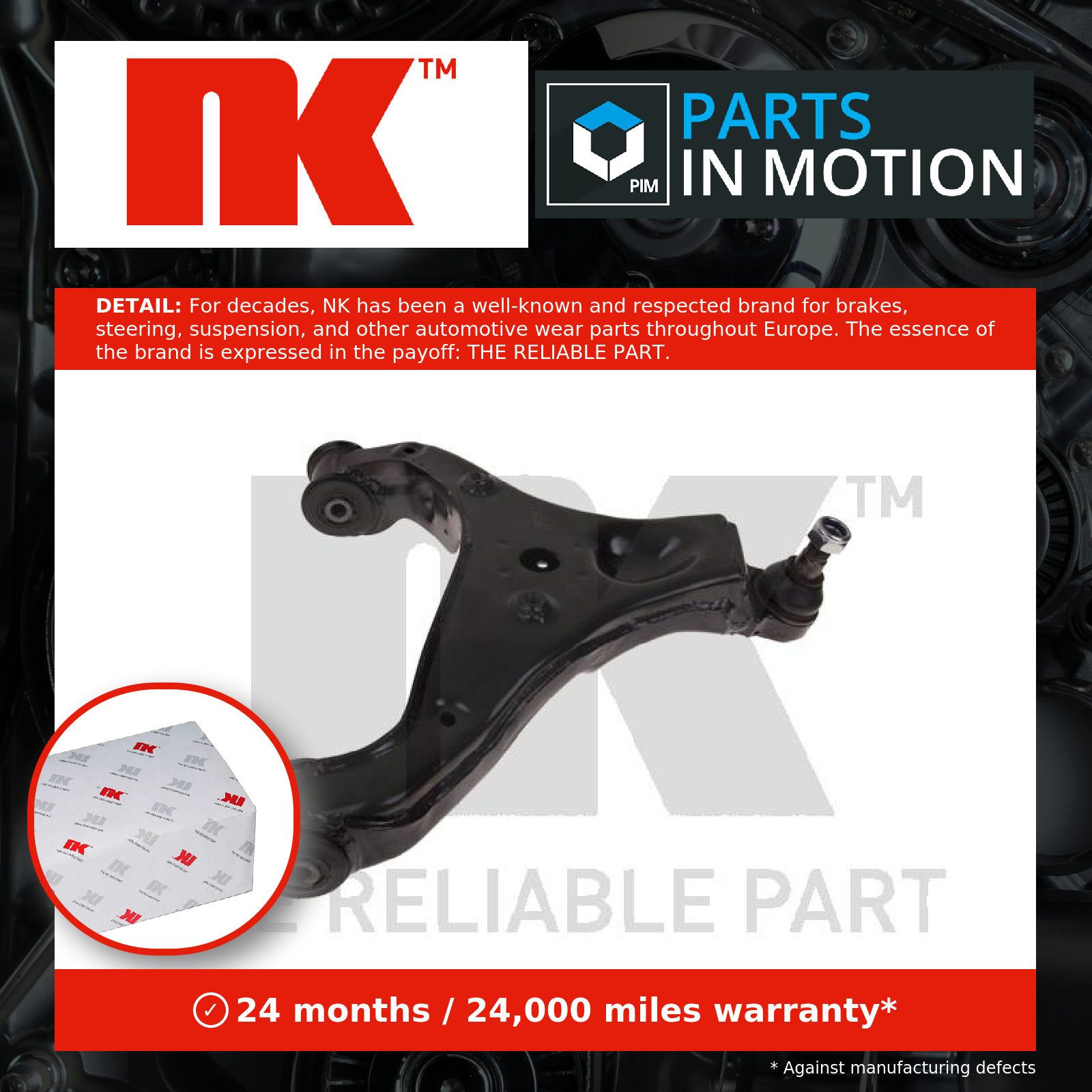 Front NK 5013358 Track Control Arm for ,MERCEDES-BENZ,VW - Image 9