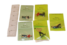 Worker Figures, Lot Of 5, O O27 Gauge, USA MADE, Metal Pewter, Stock #606