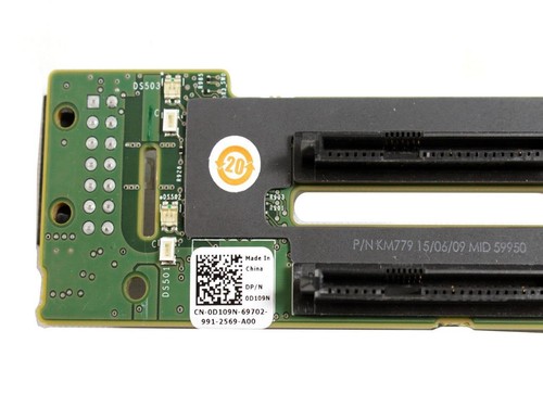 Dell PowerEdge R610 Server x6 SAS Port Backplane Board KM779 KHP6H W903M - D109N - Picture 5 of 5