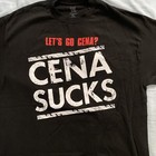 Let’s Go Cena? Cena Sucks!! John Cena RARE WWF WWE Word Life GOAT Sz XL OG! New — photo 2