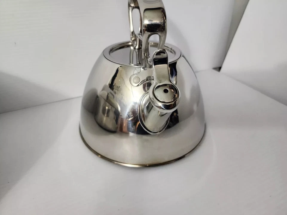 Tetera de acero inoxidable totalmente revestida 2 cuartos 2 cuartos A4 148-4153  Foto 4 de 4