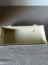 Tupperware Wax Paper, Foil Dispenser Wall Mount, Almond No Lid or Inserts 1572