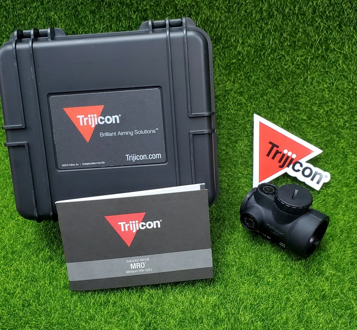 Trijicon 1x25mm MRO 2.0 MOA Adjustable Red Dot Sight Black - MRO-C 