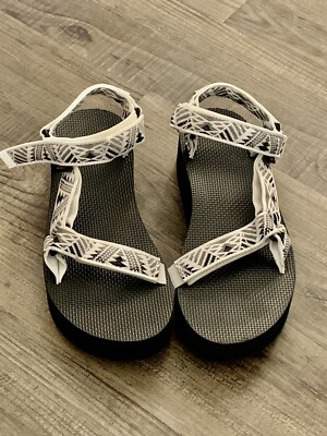 Teva Women's Original Universal Sandal, Boomerang White/Grey