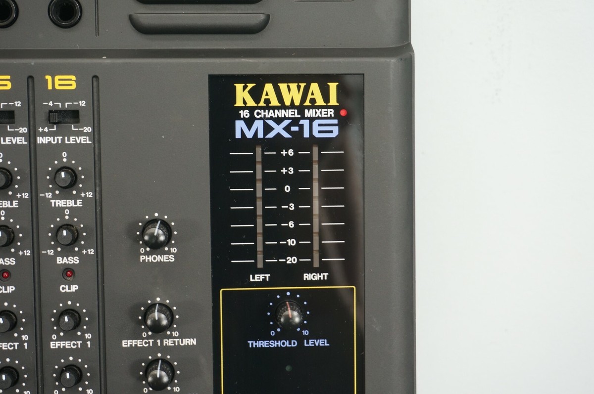 配信機器・PA機器・レコーディング機器 KAWAI MX-16  16 CHANNEL STEREO MIXER Kawai MX-16 Sixteen Channel Compact Keyboard Mixer - 100V | eBay