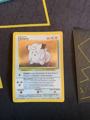Pokémon Spanish ￼Base Set Clefairy 5/102 Holo 315🔥 MP🔥 | eBay