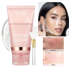 Collagen Overnight Wrapping Mask - Elasticity & Hydration, Natural Ingredients