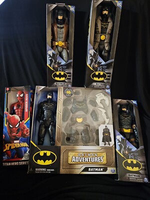 Batman Lot *Brand New* Batman Adevntures w/ Accessories & Marvel - Spiderman 