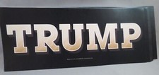 WHOLESALE LOT OF 20 Gold TRUMP BUMPER STICKERS DECAL FOR PRESIDENT 2016 USA BILL