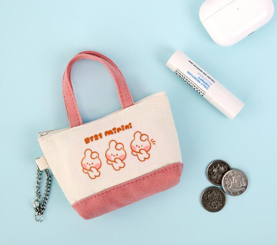 Line Friends BT21 COOKY minini Canvas Mini Pouch | eBay