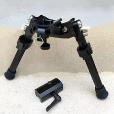 Heavy Duty Aluminum Rifle Bipod Adjustable Sling Stub with Picatinny Adapter