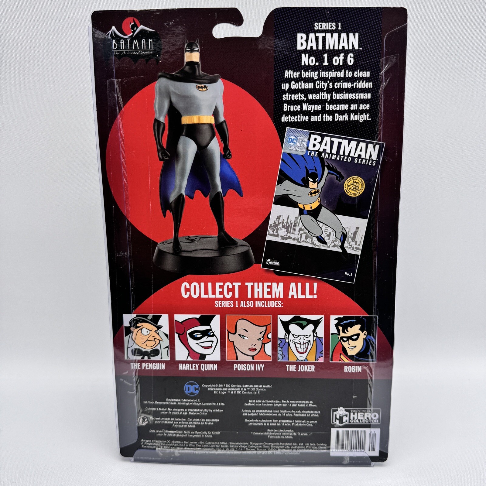 DC Comics Batman Animated Series Figure And Comic No. 1 Hero Collector ...