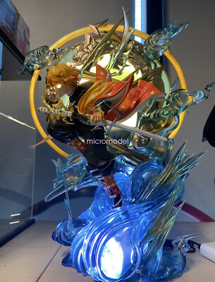 Wisteria Flower Studio Demon Slayer Agatsuma Zenitsu Statue Resin