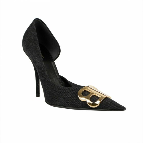 NIB BALENCIAGA Vintage Black Denim 'BB 