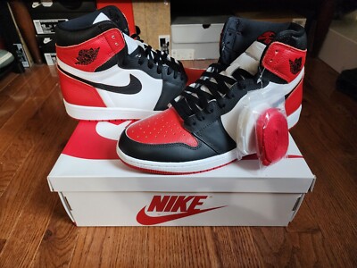 New Custom Men Size Jordan Heritage To Bred Toe Handpainted