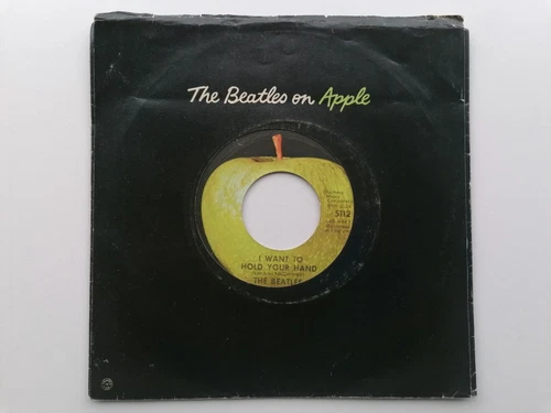 THE BEATLES ON  APPLE  USA   45  I WANT TO HOLDYOUR HAND
