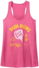 Dum Dums The Worlds Best Pop 16 Delicious Flavors Women's Tank Top Sleep Shirt
