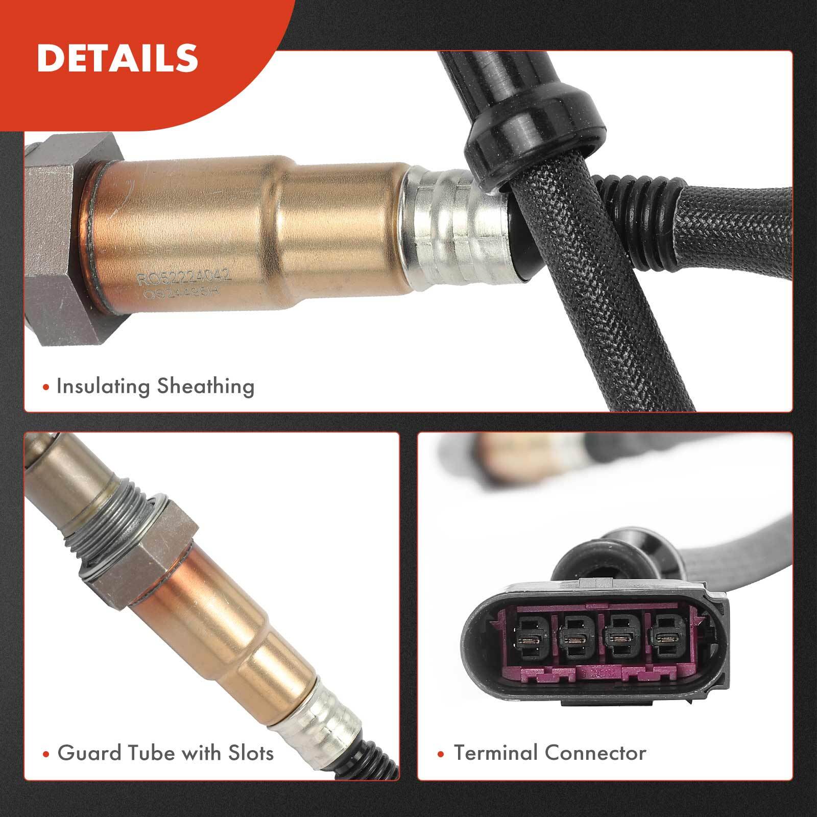 A-Premium 4x Upstream & Downstream O2 Oxygen Sensor for Bentley Arnage 2003-2004