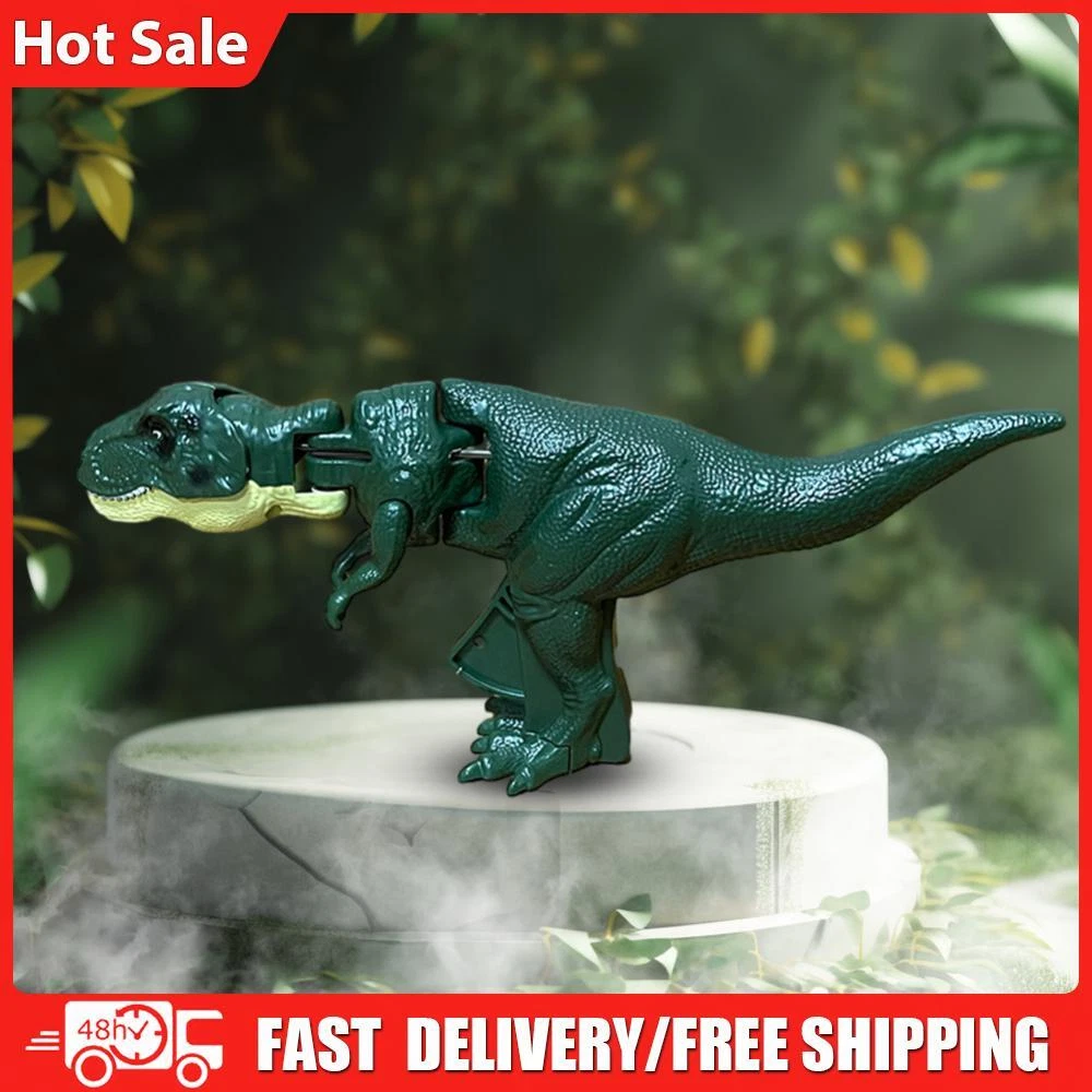 Dinosaur Toy Hand operated Telescopic Spring Swing Dinosaur Toy Gifts for Kids