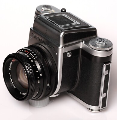 Pentacon Six TL Film Camera + MC BIOMETAR 80mm F2.8 & case MINT