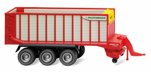 Remolque de forraje Wiking Pottinger Jumbo Farm escala HO # 38138: 1/87 modelo de granja | Zustand: New