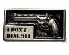 I DON'T DIAL 991 HAT VEST PIN FREE USA SHIP MADE IN THE USA MOTORCYCLE BIKER
