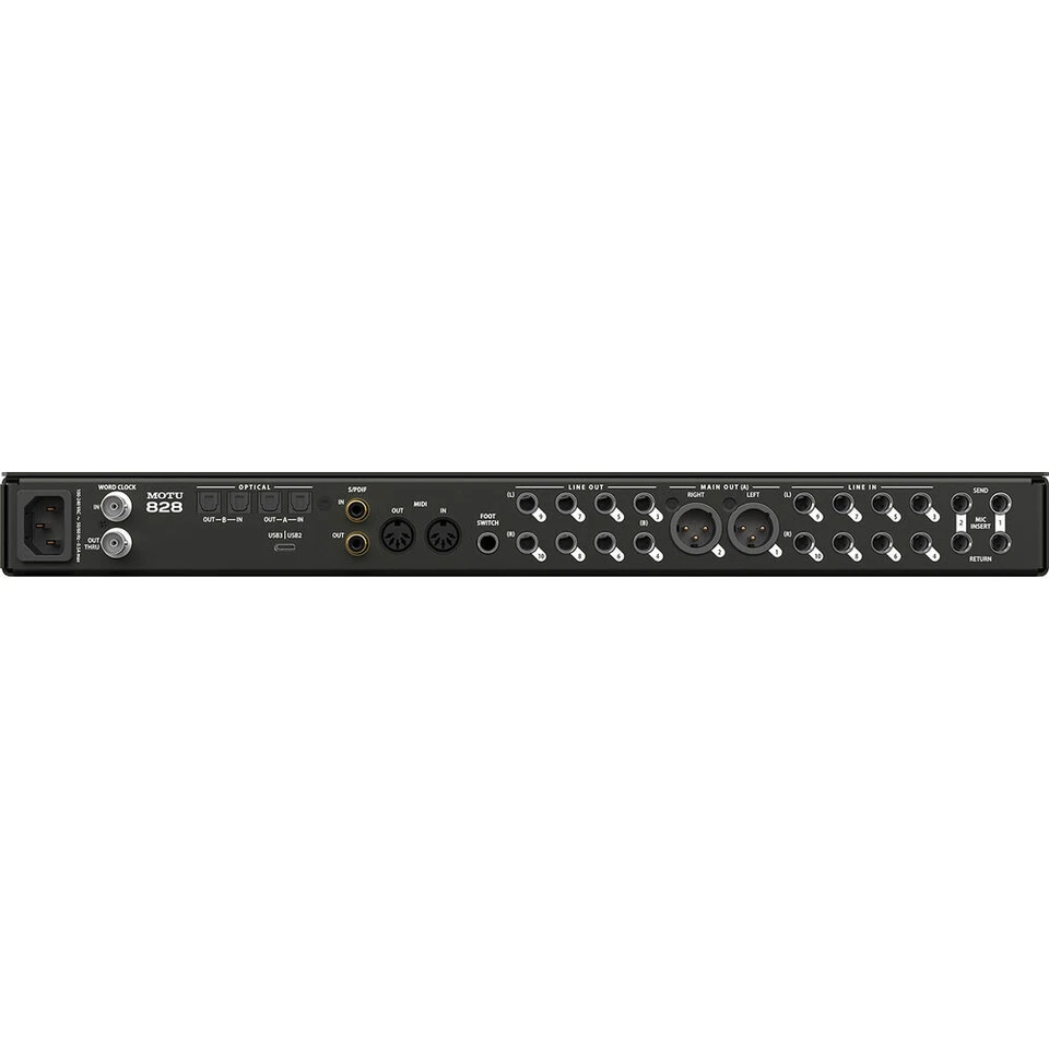 MOTU 828 USB C Audio MIDI Interface - Image 2 of 2