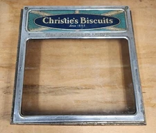 VINTAGE CHRISTIE'S BISCUITS GENERAL STORE DISPLAY BOX LID / DOOR CABINET DOOR