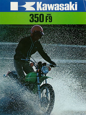 KAWASAKI Brochure 350 F9 Bighorn 1973 Sales Catalog REPRO | eBay