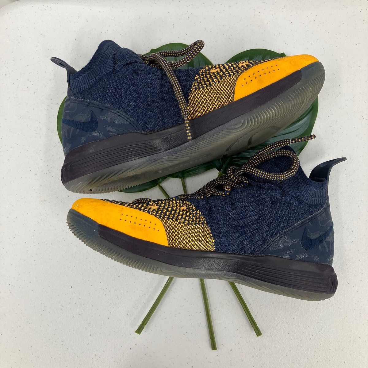 Nike Zoom KD 11 Kevin Durant Blue Yellow Michigan Chinese Zodiac