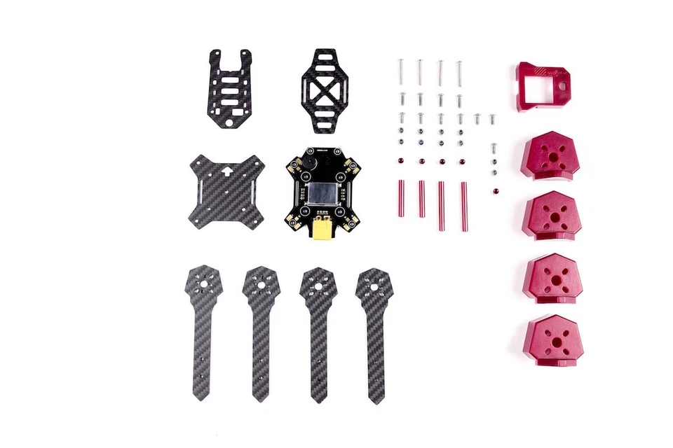 EMAX Nighthawk X4 Carbon Rahmen 170mm, RGB Led, PDB 5V 12V 3A Bec - Bild 3 von 4