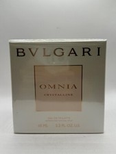 OMNIA CRYSTALLINE BY BVLGARI 65ML EDT SPRAY NEW WITH BOX  SEALED 