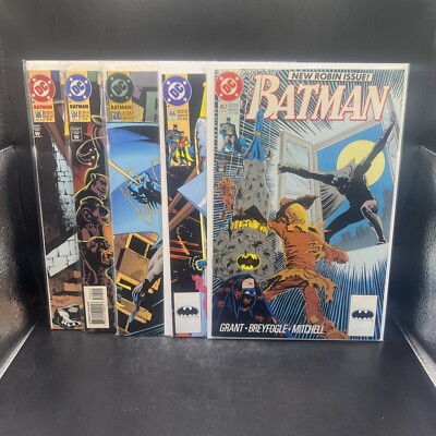 DC Comics Batman Comic Lot Of 5. Issue # s 457 466 500 504 & 505. (B63)(24)