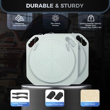 Wheel Front End Alignment Turn Plates Set 2 Pack Truck Turntable Plates 3ton New