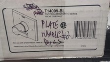 Delta T14099-BL Pivotal 1-Handle Wall-Mount Diverter Trim Kit, Matte Black READ