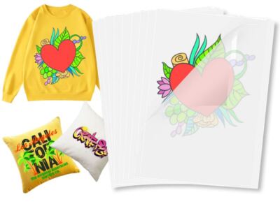 Custom Iron On T-Shirt vinyl Transfer Personalized photo or logo iron ...