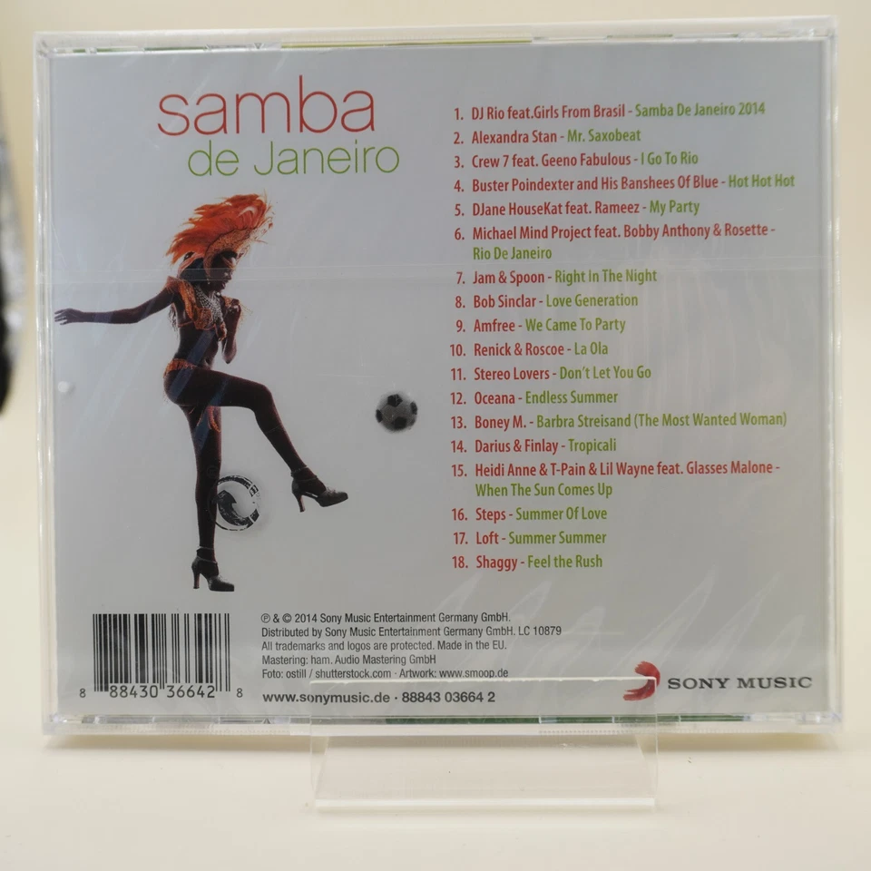 Various - Samba de Janeiro - 18 Tracks | CD | Zustand Neu / OVP - Bild 2 von 2