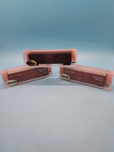 N Guage 48' Box Cars.1/160.ROUNDHOUSE(USA).2x 8286 & 1 x 8230. | Zustand: Used